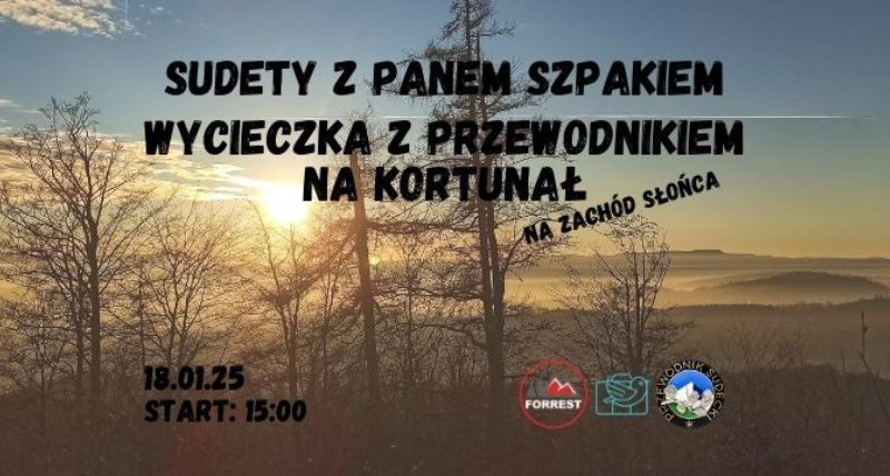 Wycieczka z przewodnikiem na Kortunał - Sudety z Panem Szpakiem